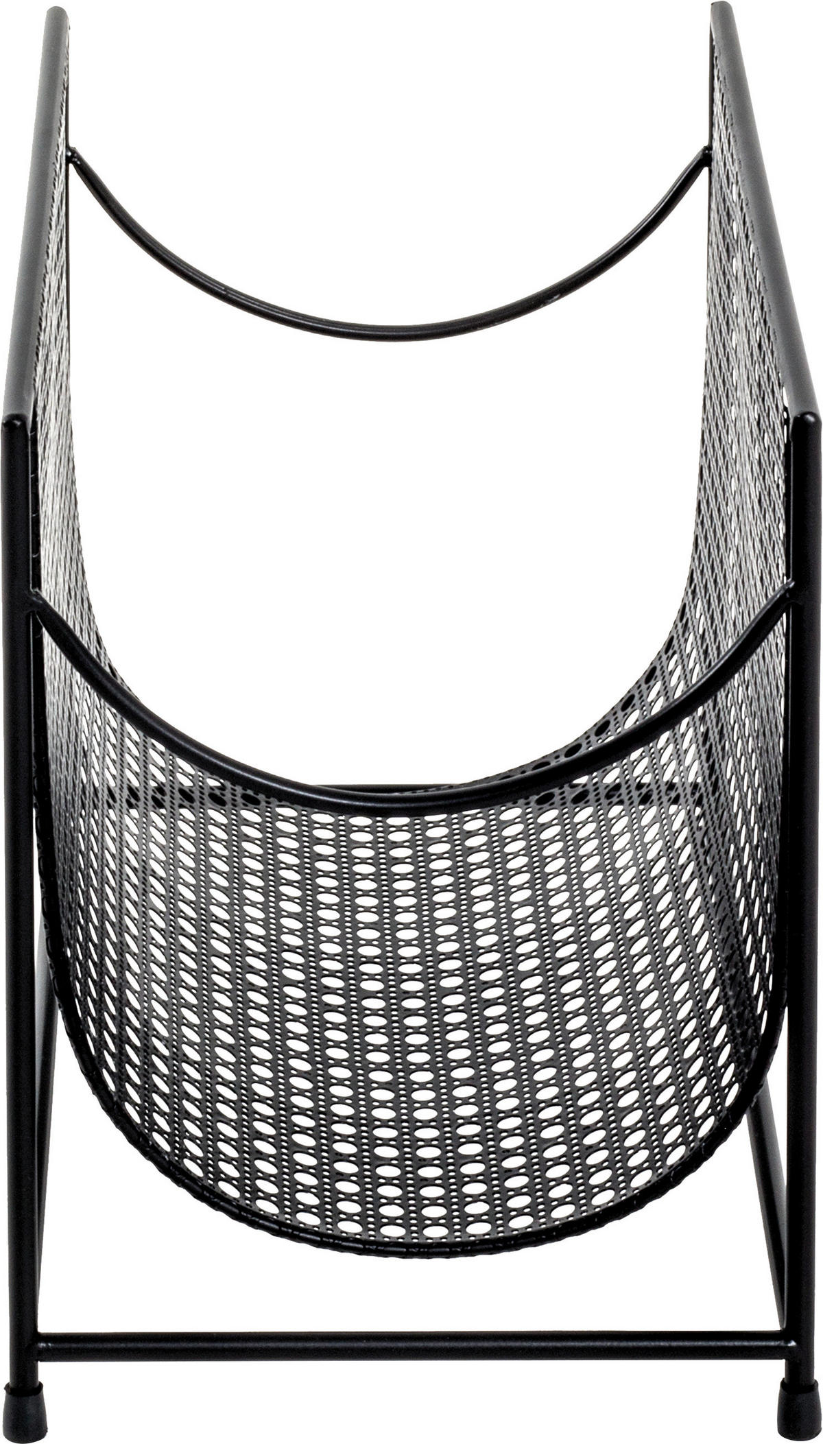 ZEITUNGSSTÄNDER Metall Schwarz  - Schwarz, MODERN, Metall (37/30/22cm)