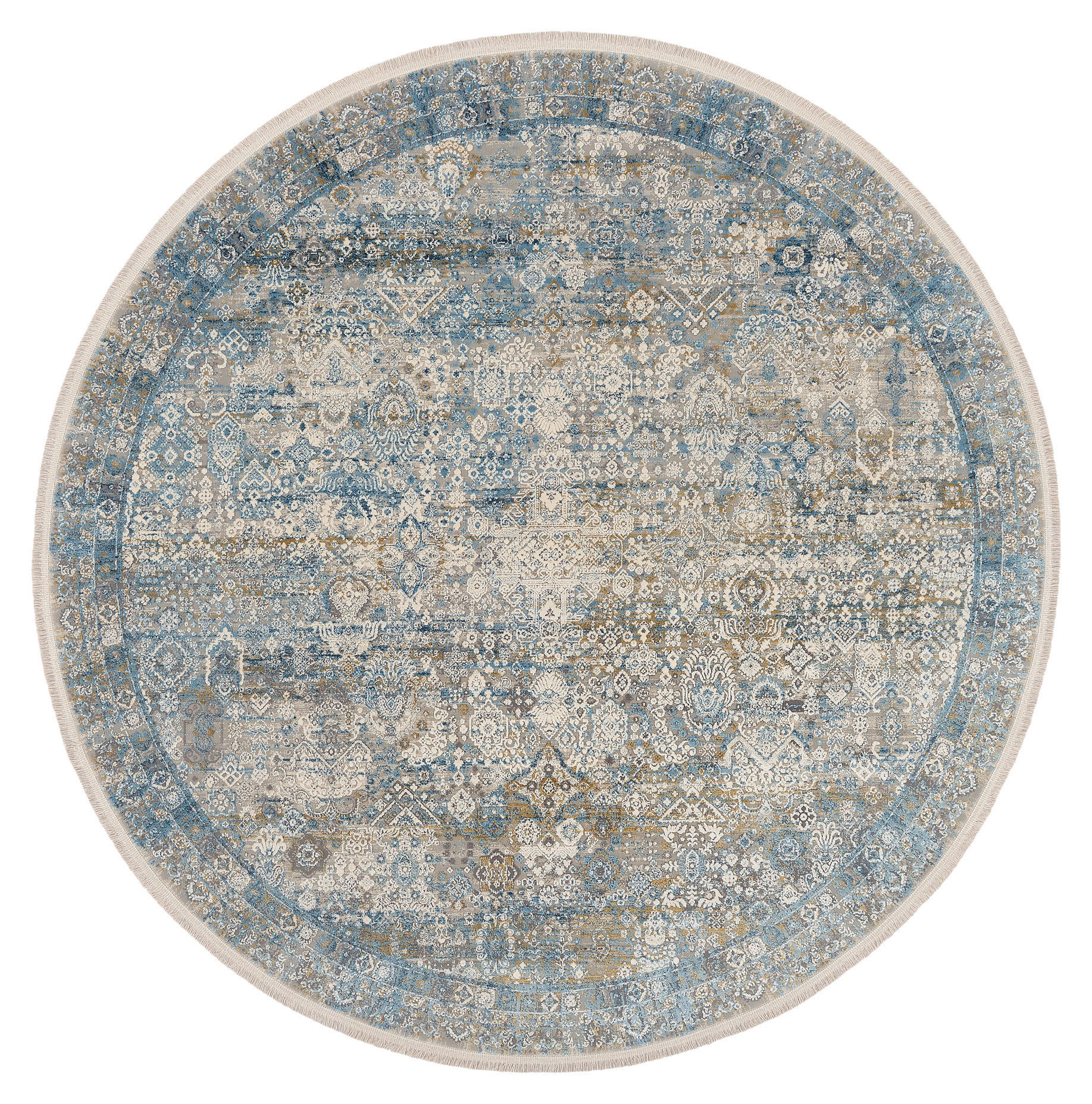WEBTEPPICH 240 cm Toulon  - Blau/Grau, Design, Textil (240cm) - Dieter Knoll