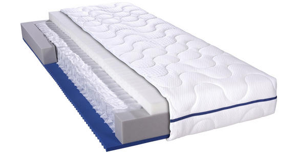 TASCHENFEDERKERNMATRATZE 90/200 cm - Weiß, Basics, Textil (90/200cm) - Dieter Knoll