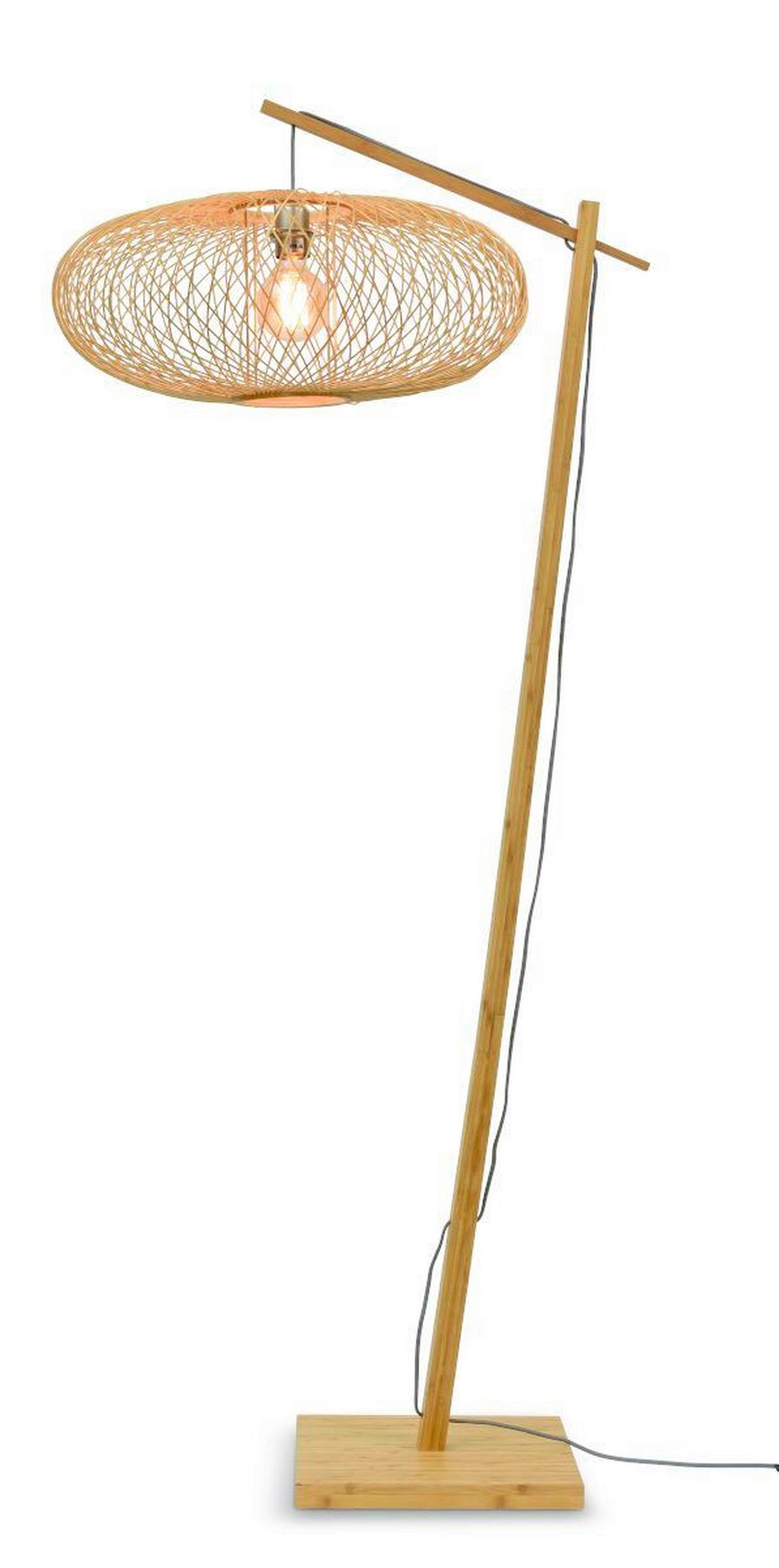 STEHLEUCHTE GOOD&MOJO 176/60/80 cm  - Naturfarben, Trend (176/60/80cm) - Good & Mojo