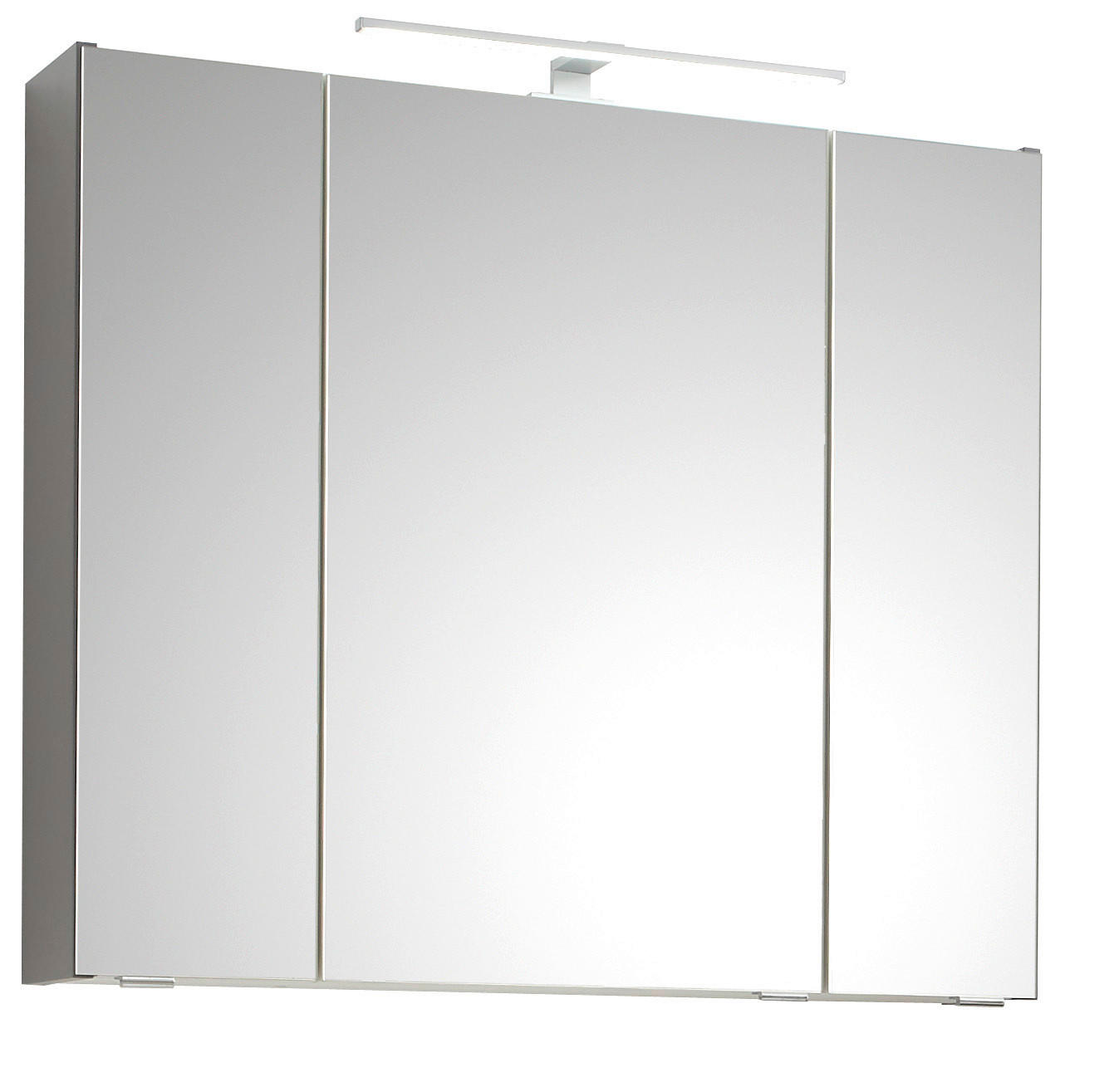 SPIEGELSCHRANK 80/70/16 cm  - Chromfarben/Dunkelgrau, Basics, Glas/Holzwerkstoff (80/70/16cm) - Pelipal