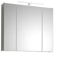 SPIEGELSCHRANK 80/70/16 cm  - Chromfarben/Dunkelgrau, Basics, Glas/Holzwerkstoff (80/70/16cm) - Pelipal