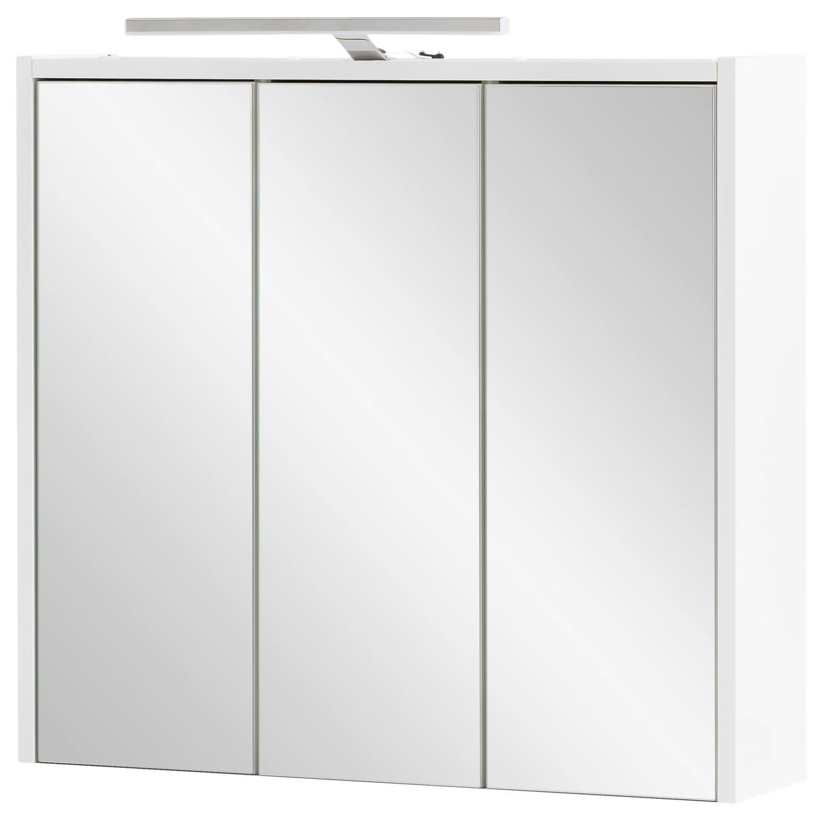 SPIEGELSCHRANK 65/60/16 cm  - Weiß, Basics, Glas/Holzwerkstoff (65/60/16cm) - Stylife