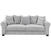 SCHLAFSOFA in Cord Hellgrau  - Hellgrau/Schwarz, Konventionell, Kunststoff/Textil (247/95/125cm) - MID.YOU