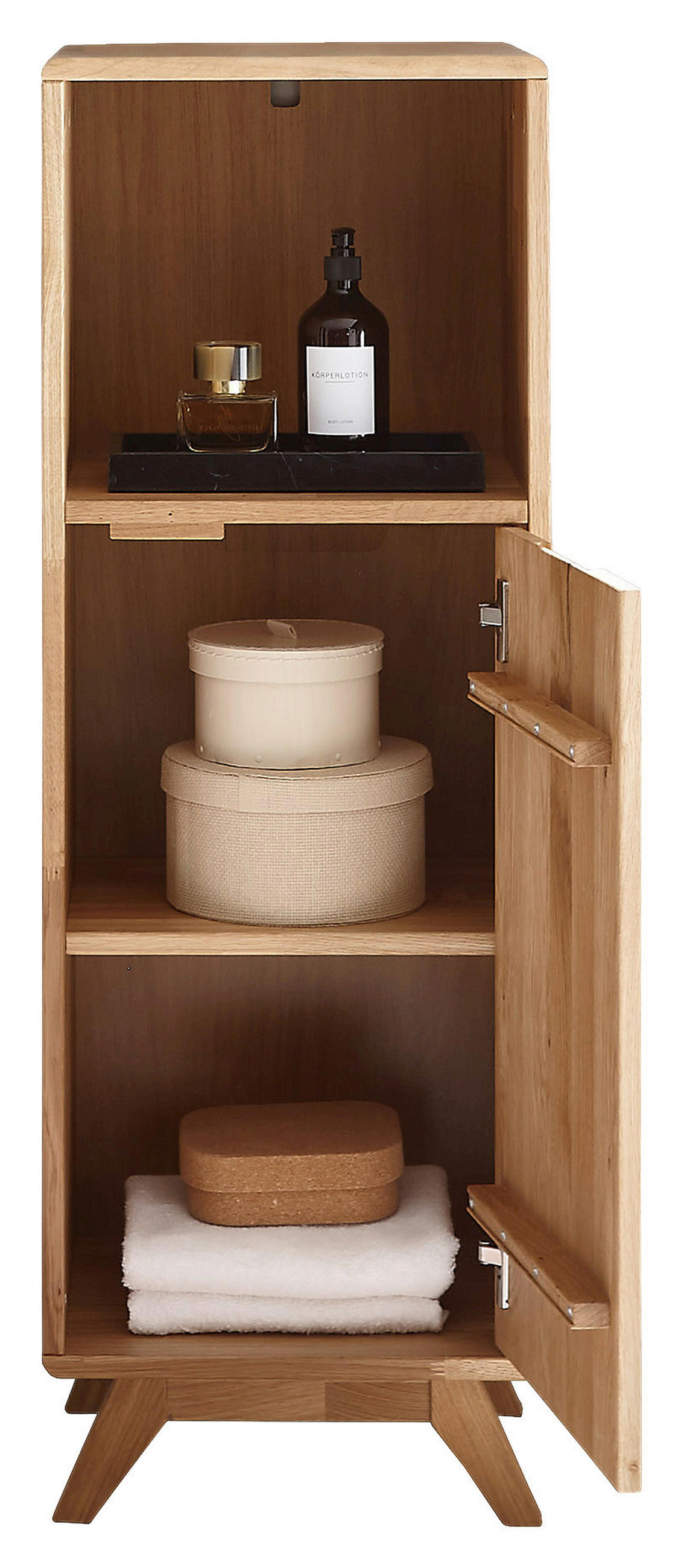 MIDISCHRANK 40/115/35 cm  - Wildeiche, Basics, Holz (40/115/35cm) - Linea Natura