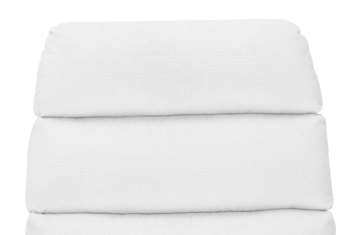 SESSEL in Webstoff Weiß  - Schwarz/Weiß, KONVENTIONELL, Textil/Metall (76/103/89cm) - Livetastic