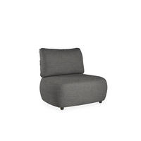 LOUNGESESSEL  - Anthrazit, Basics, Textil/Metall (101/86/67cm) - Tierra Outdoor