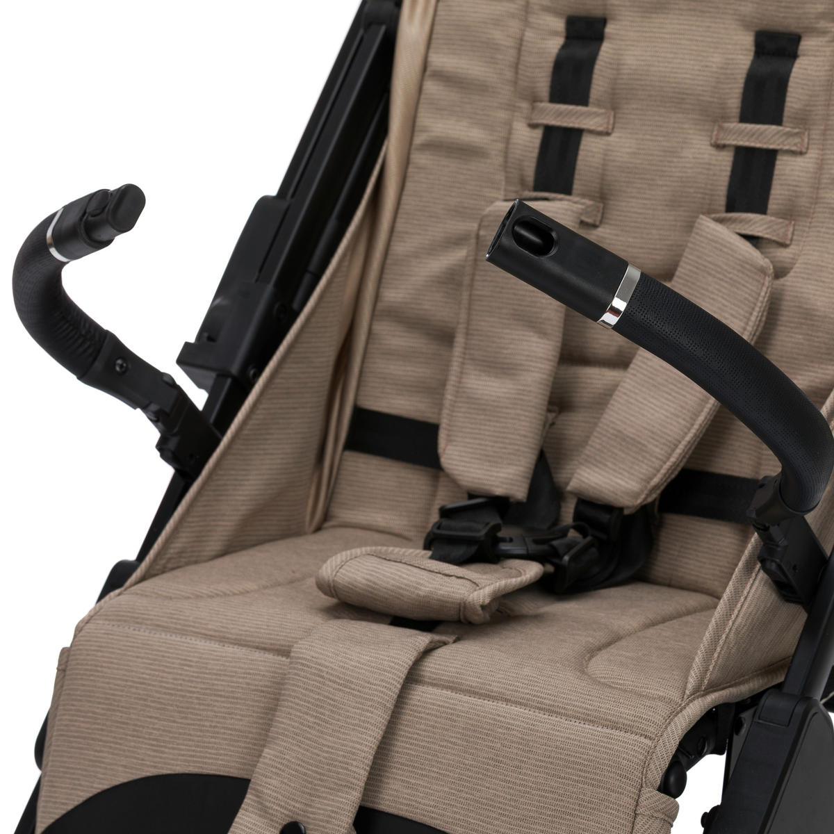 KIŠOBRAN KOLICA   - crna/taupe, Basics, tekstil/metal (73/55/107cm) - Fillikid