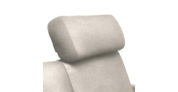 3-SITZER-SOFA Struktur Creme  - Creme/Schwarz, Design, Holz/Textil (196/85-104/95cm) - Novel