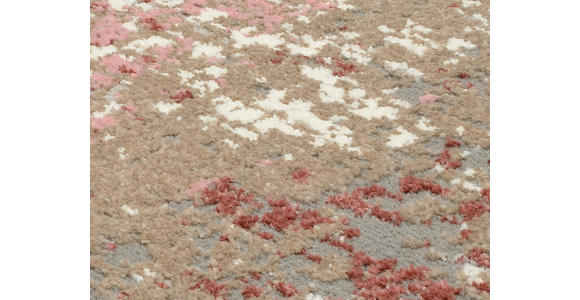 WEBTEPPICH 65/130 cm Limoges Creme, Rosa  - Creme/Rosa, Design, Textil (65/130cm) - Novel