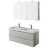 BADEZIMMER  in 120 cm  - Weiß/Grau, KONVENTIONELL, Holzwerkstoff (120cm) - Pelipal