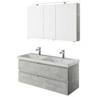 BADEZIMMER  in 120 cm  - Weiß/Grau, KONVENTIONELL, Holzwerkstoff (120cm) - Pelipal