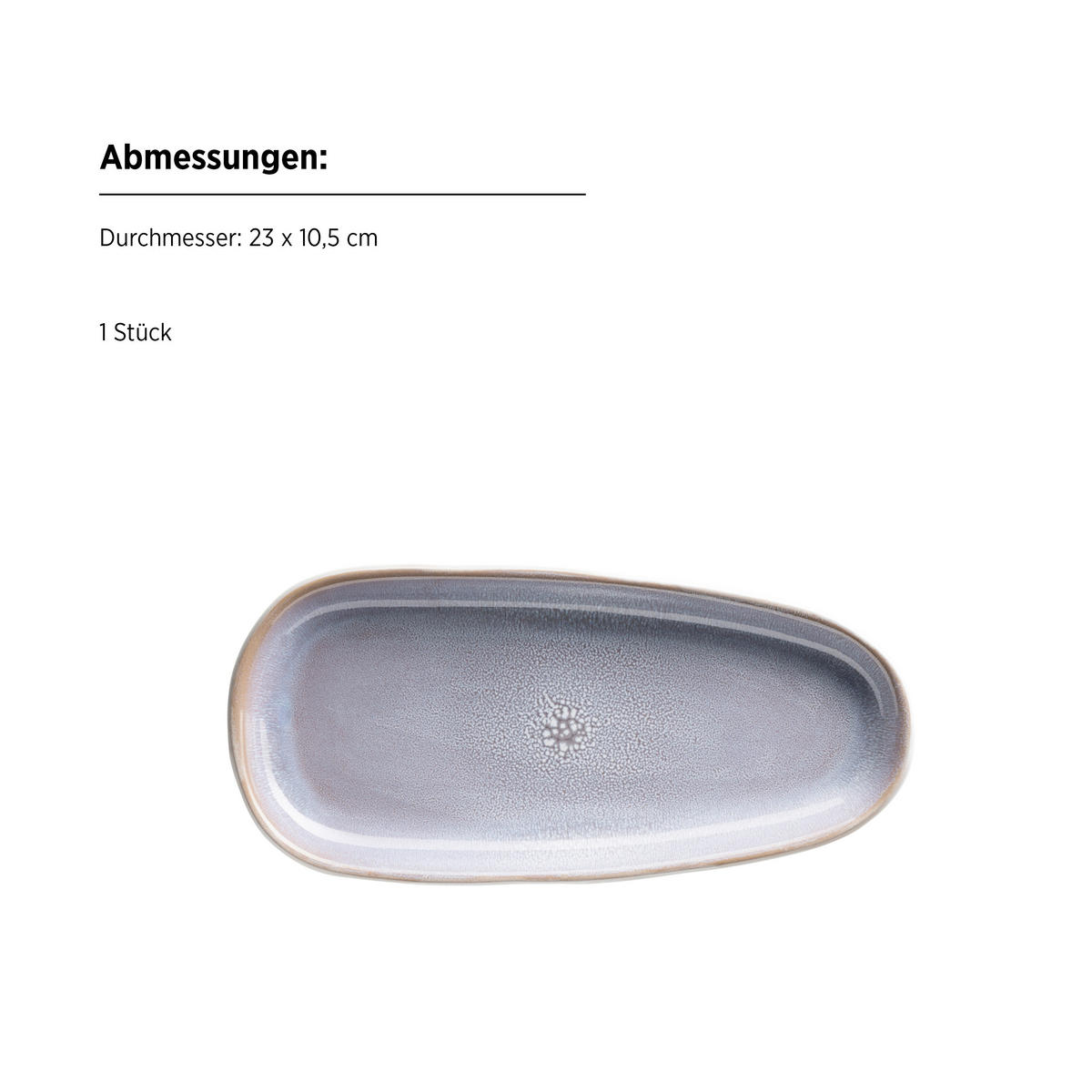 SERVIERPLATTEN-SET ELEA  - Flieder, Basics, Keramik - Mäser