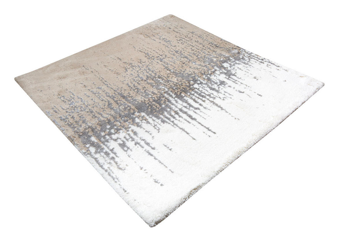 KOBERČEK DO KÚPEĽNE, 60/60 cm - écru/strieborná, Basics, textil (60/60cm) - Esposa