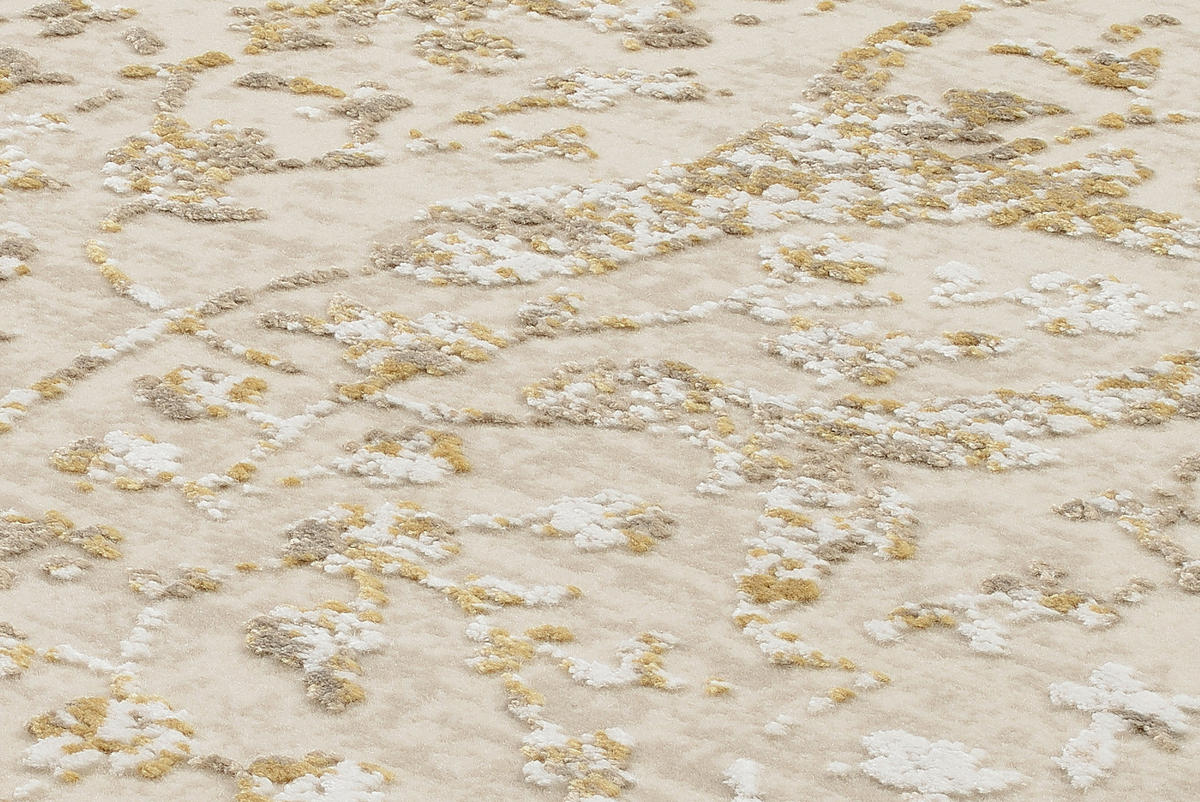 VINTAGE-TEPPICH 120/180 cm Elba Gelb  - Gelb, Design, Textil (120/180cm) - Dieter Knoll