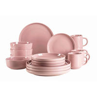 KOMBISERVICE Alenia 16-teilig  - Rosa, Basics, Keramik - Mäser