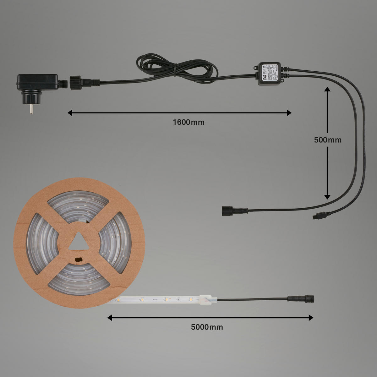 LED-STRIP 500 cm   - Weiß, Basics, Kunststoff (500cm)