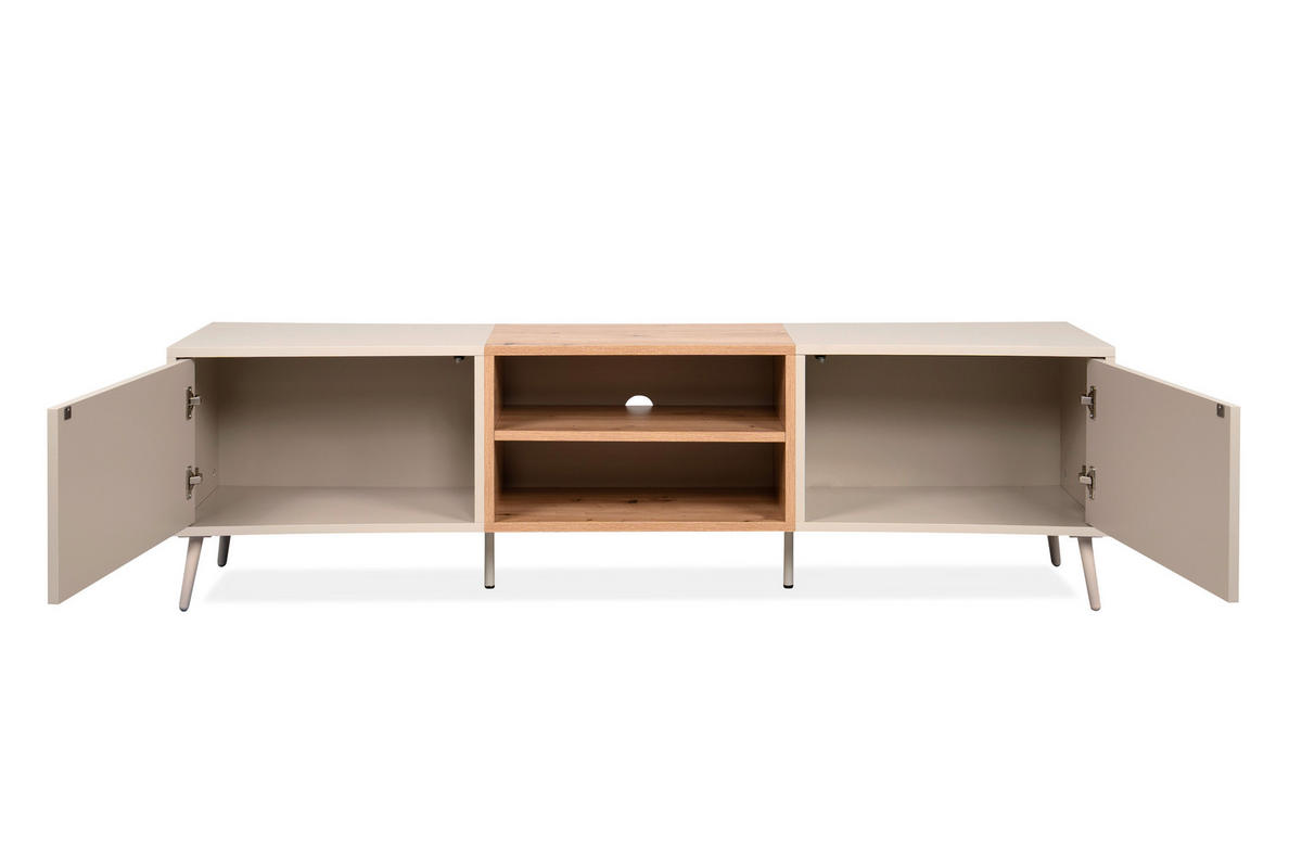 LOWBOARD  175/50/37,5 cm  stehend  - Sandfarben/Eiche Artisan, Design, Holzwerkstoff/Kunststoff (175/50/37,5cm) - MID.YOU