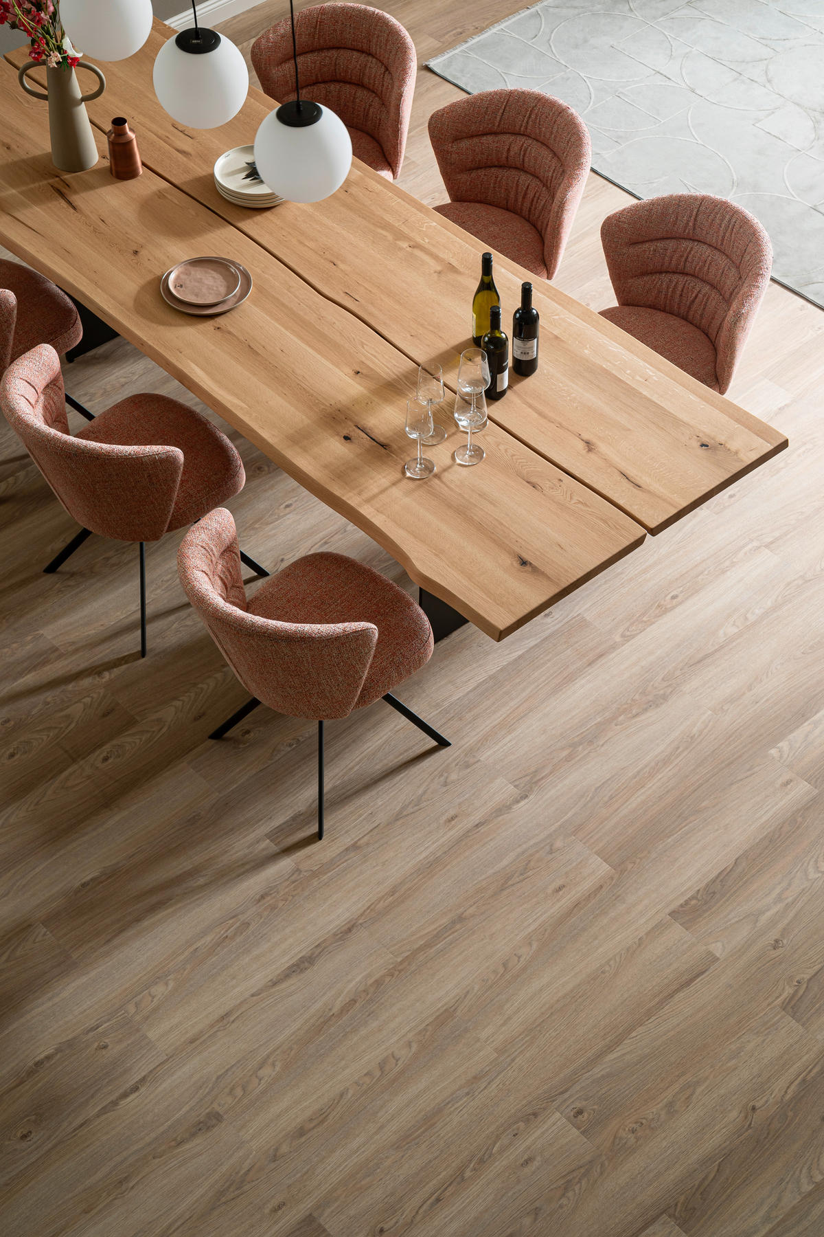 ESSTISCH in Holz, Metall 250/110/75 cm  - Eichefarben/Anthrazit, Design, Holz/Metall (250/110/75cm) - Schöner Wohnen