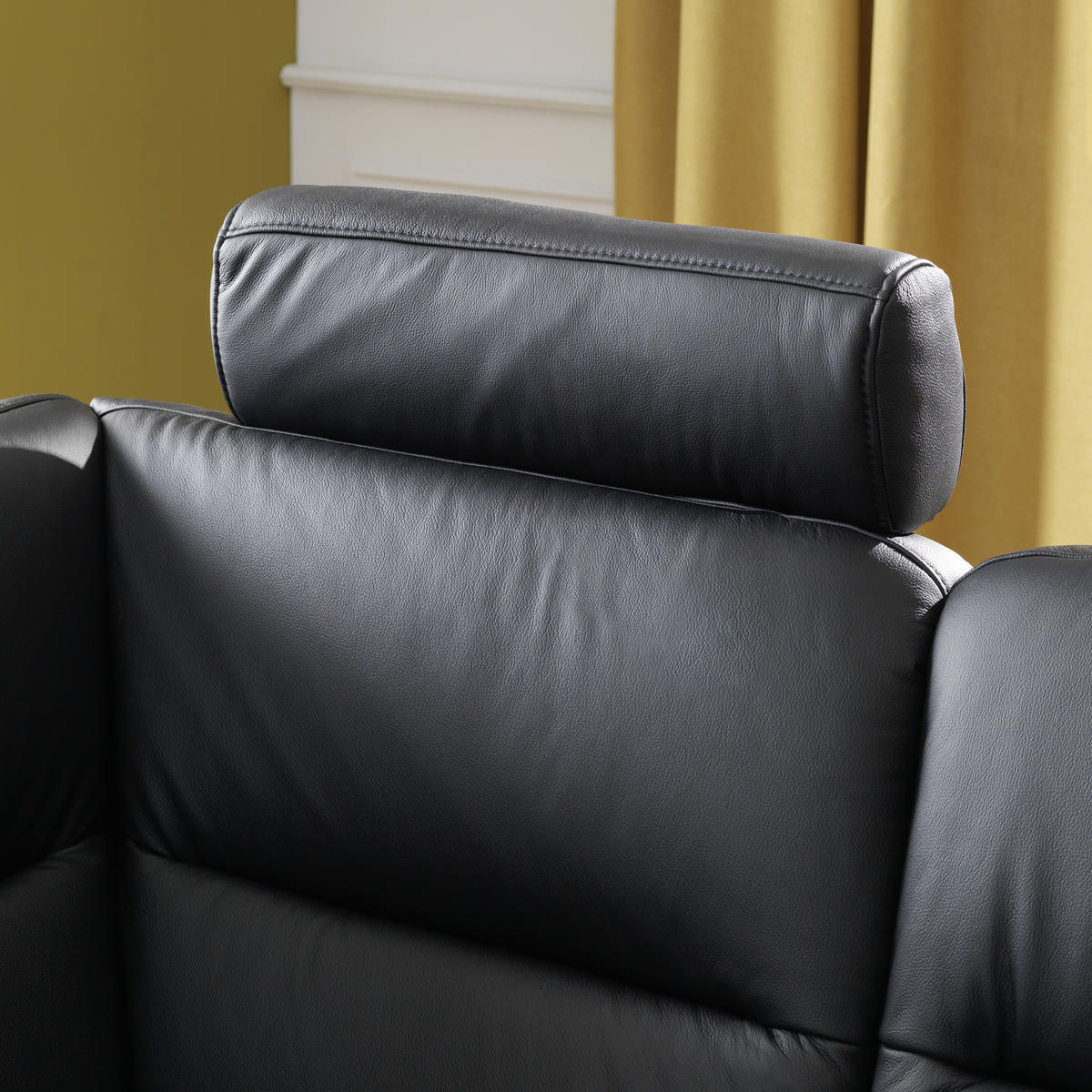 ECKSOFA in Echtleder Schwarz  - Schwarz, KONVENTIONELL, Leder (267/234cm) - Himolla