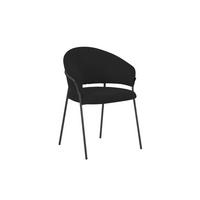 STOLICA  crna  metal, tekstil      - crna, metal/tekstil (57/80/55cm) - Hom`in