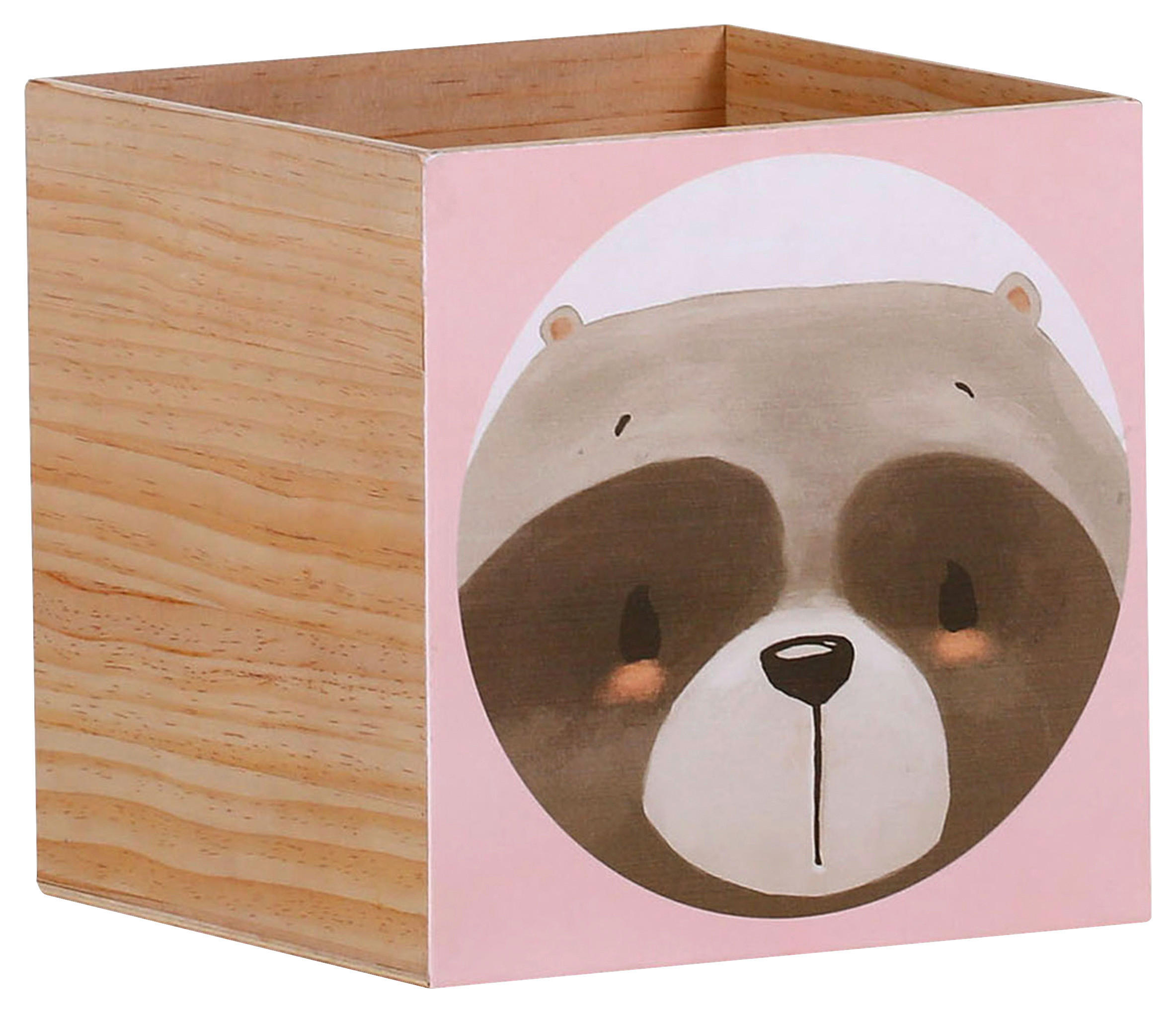 BOX - Rosa, KONVENTIONELL, Holz (30/30/29cm)