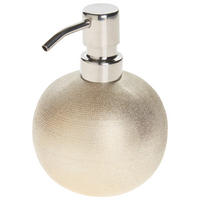 Dozator De Săpun ceramică  - auriu, Basics, ceramică (10,3/14,6/10,3cm) - Sadena