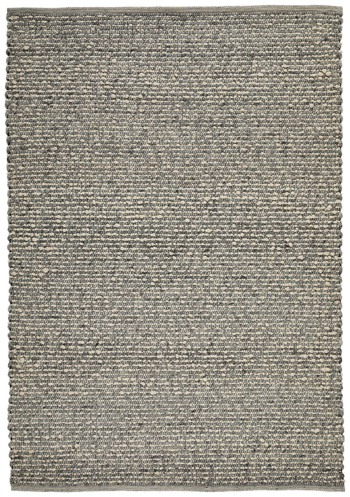 HANDWEBTEPPICH 130/190 cm Grau  - Grau, Basics, Textil (130/190cm) - Linea Natura