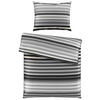 POSTEĽNÁ BIELIZEŇ, satén, antracitová, 140/200 cm - antracitová, Basics, textil (140/200cm) - Novel