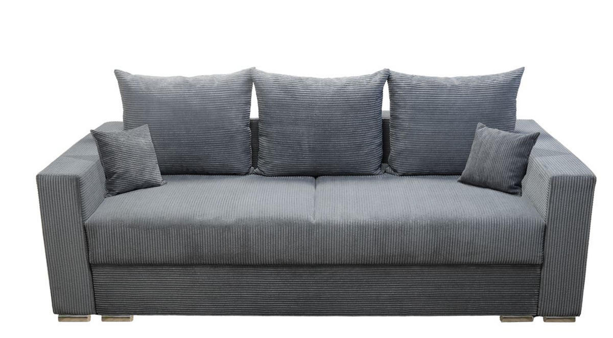 CANAPEA EXTENSIBILA textil gri  - gri, Design, textil - Carryhome