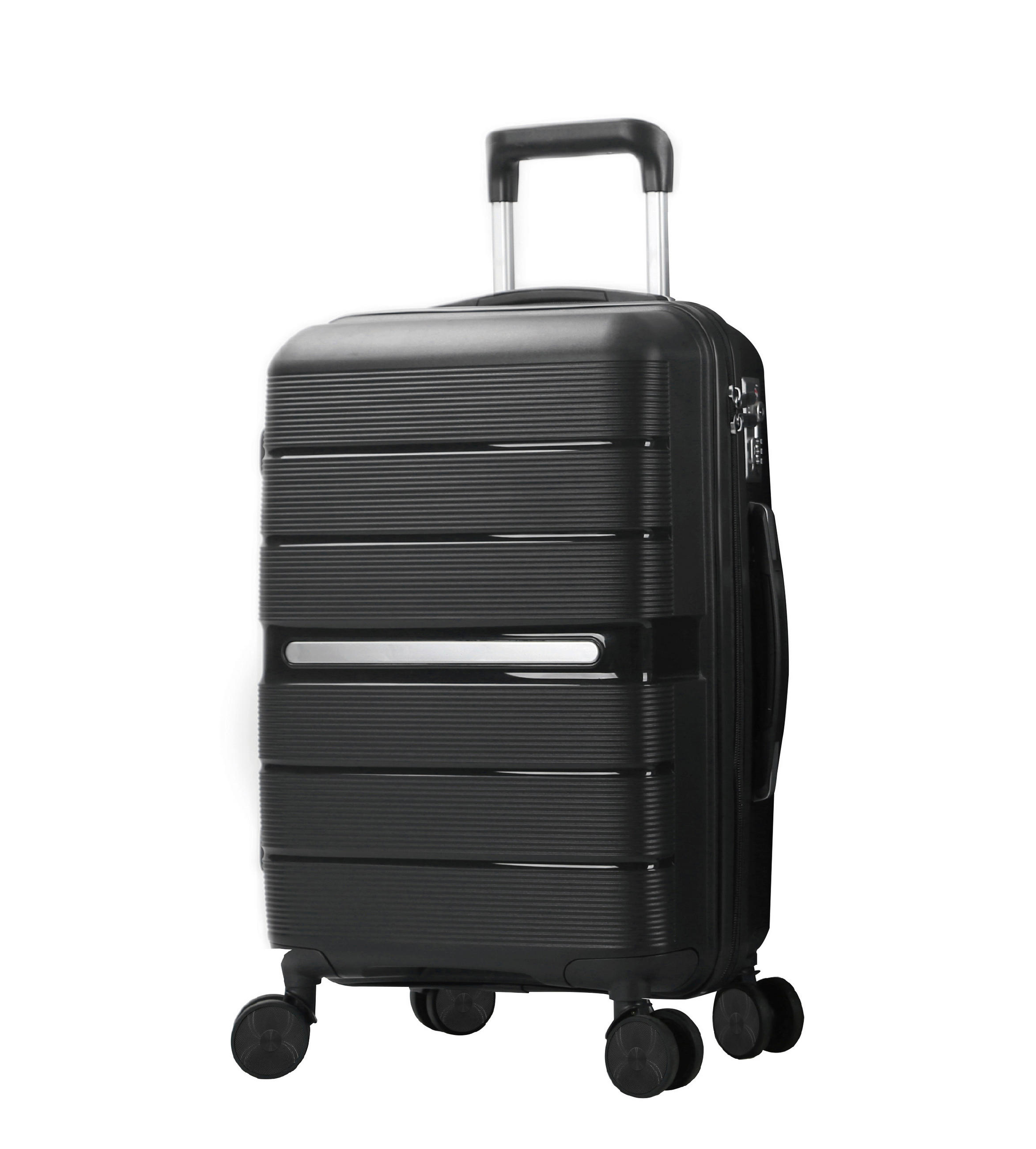 UTAZÓBŐRÖND - fekete, Design, műanyag/textil (27/66/44cm) - Novel