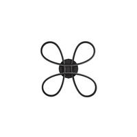 STROPNÍ LED SVÍTIDLO, 40/7,5 cm  - bílá/černá, Basics, kov/plast (40/7,5cm)