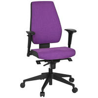 OTOČNÁ ŽIDLE, plochá tkanina, fialová, černá, tmavě šedá - černá/tmavě šedá, Moderní, textil/plast (56/123/47cm) - MID.YOU