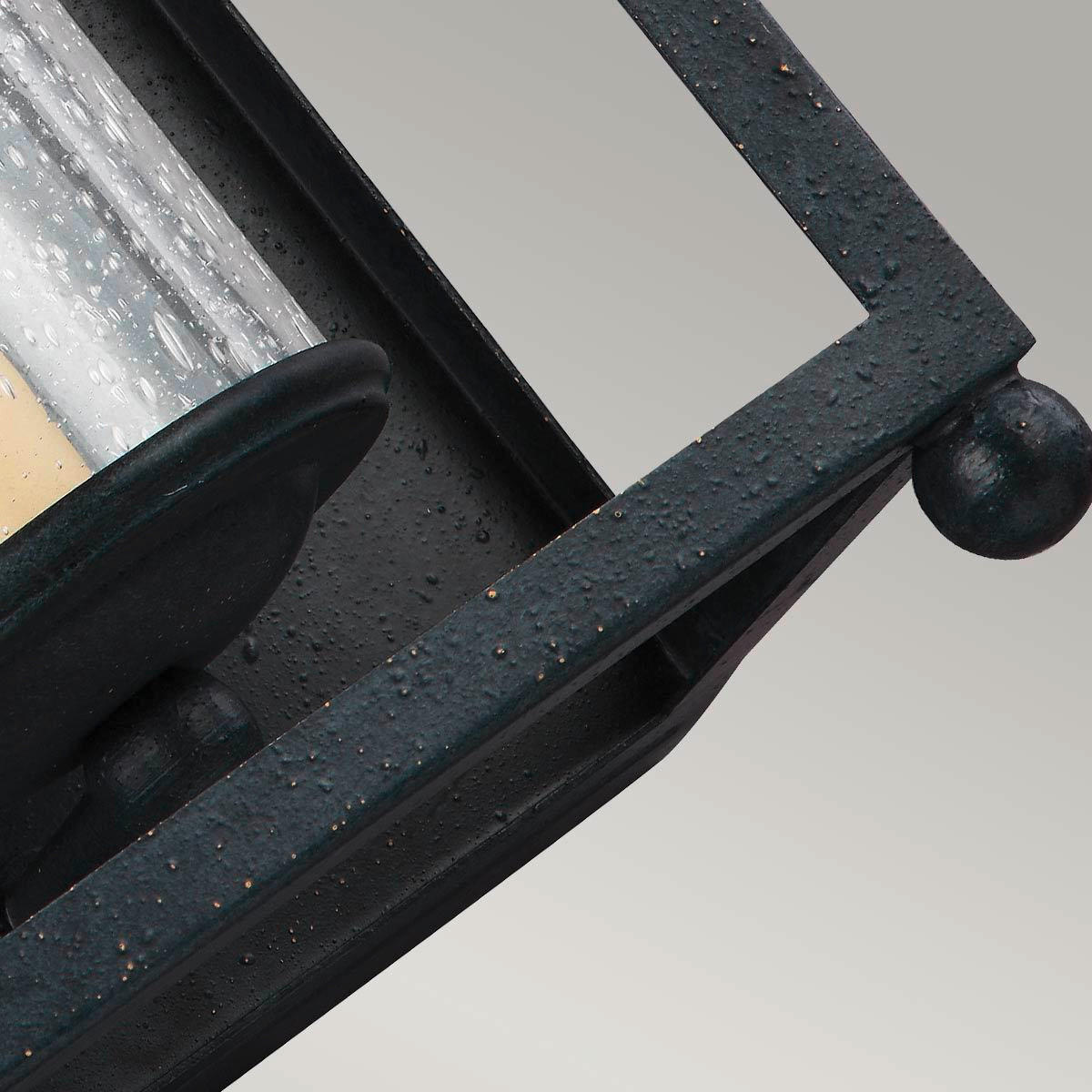 WANDLEUCHTE - Dunkelgrau, Konventionell, Metall (17.9/36.7/14.4cm) - Elstead Lighting