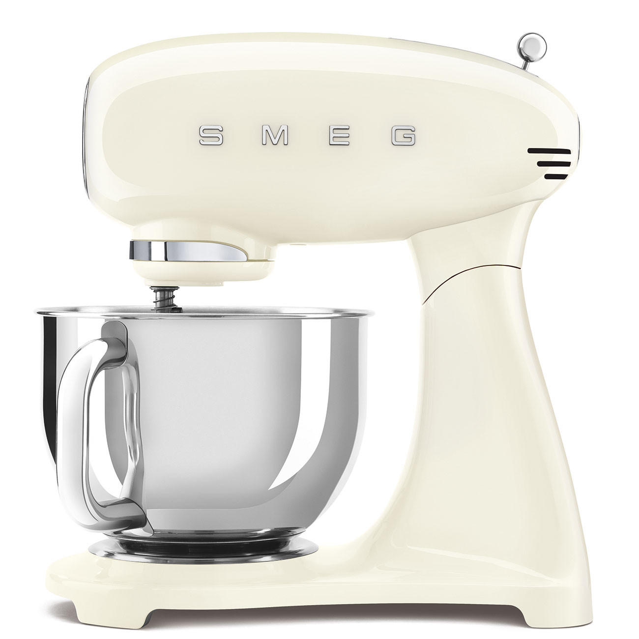 KÜCHENMASCHINE SMF03CREU  - Creme/Alufarben, Basics, Metall (40,2/37,8/22,1cm) - SMEG