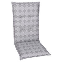 SESSELAUFLAGE in Grau Raute  - Grau, KONVENTIONELL, Textil (50/6/120cm)