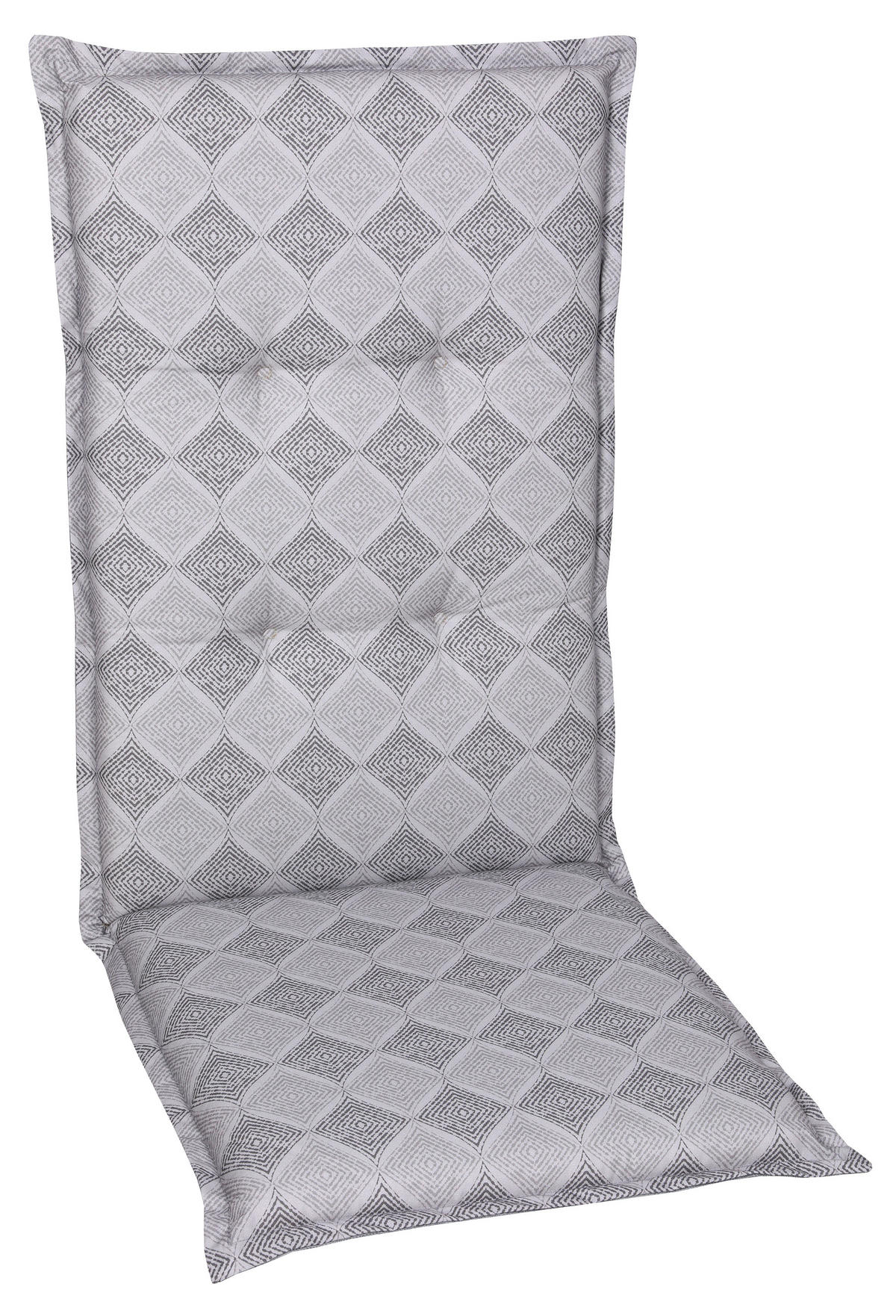 SESSELAUFLAGE in Grau Raute  - Grau, KONVENTIONELL, Textil (50/6/120cm)