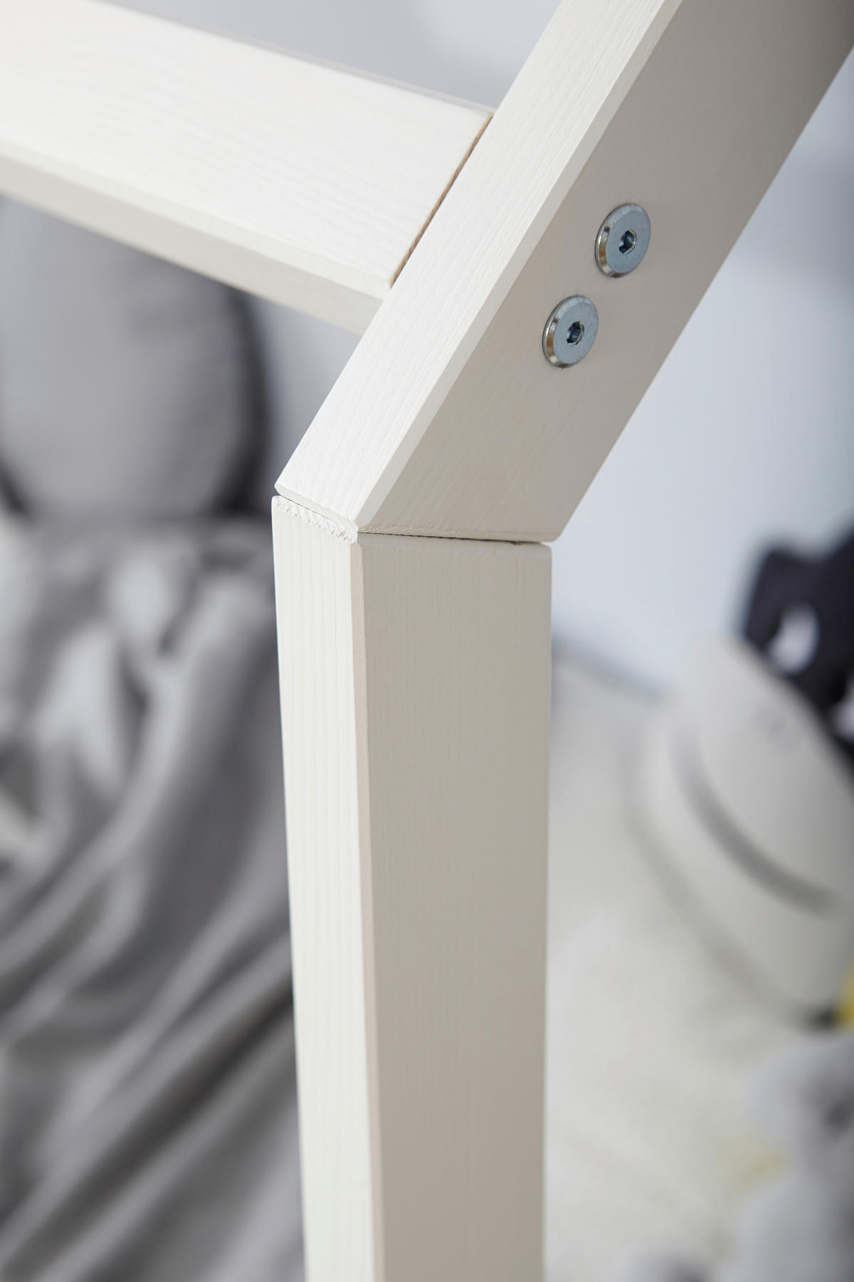 HAUSBETT 90/200 cm Weiss  - Weiss, Modern, Holz (90/200cm) - MID.YOU