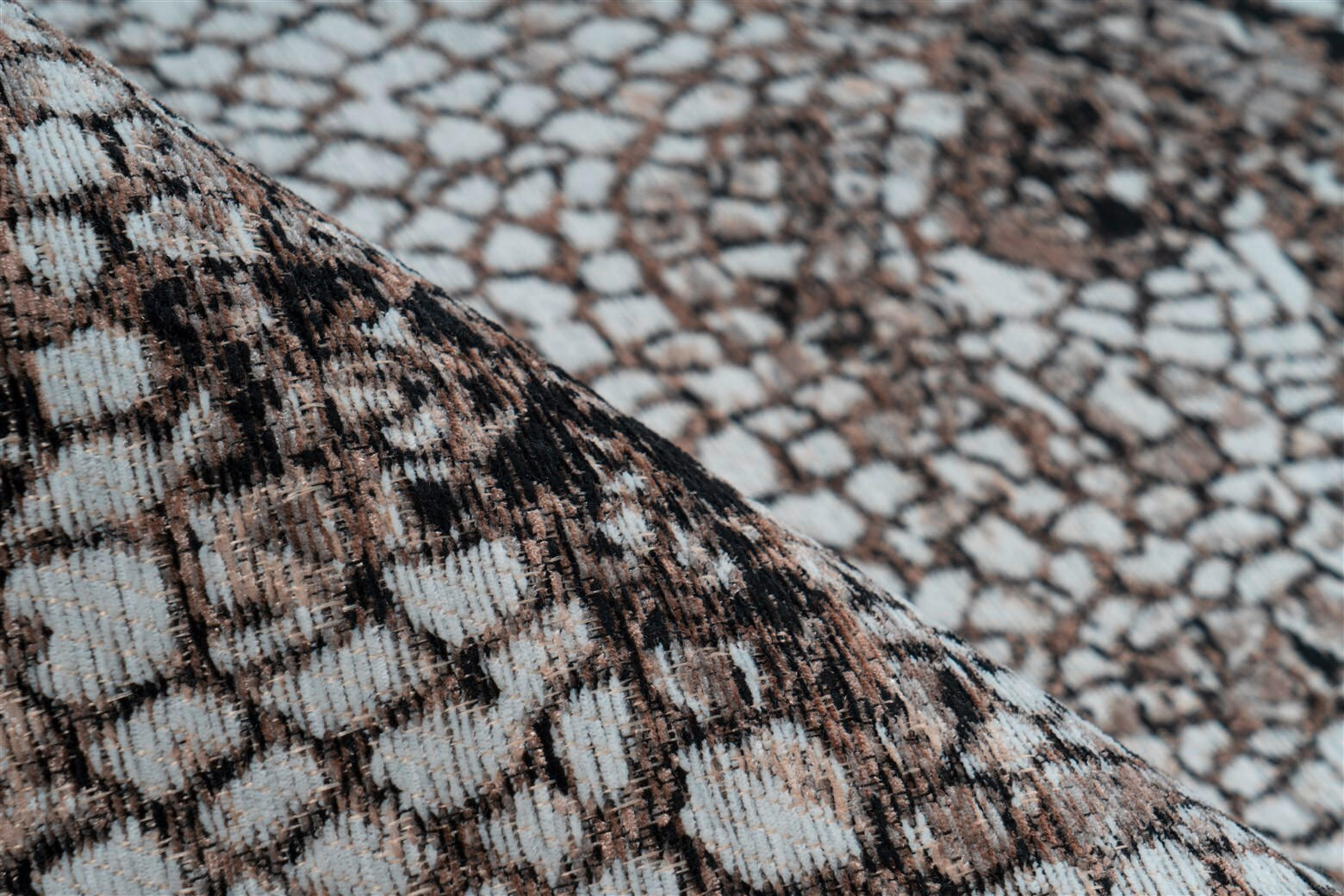 Thumbnail - Kayoom Flachwebeteppich Iglesia 200 Taupe, Taupe, Textil, Vintage, rechteckig, 80x150 cm, pflegeleicht, Teppiche & Böden...