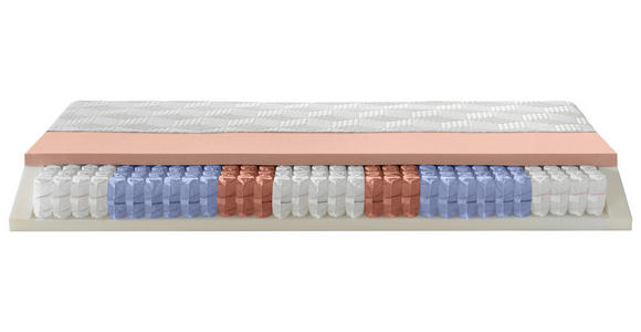 GEL-TASCHENFEDERKERNMATRATZE 80/220 cm Höhe ca. 22 cm  - Weiß, Basics, Textil (80/220cm) - Dieter Knoll