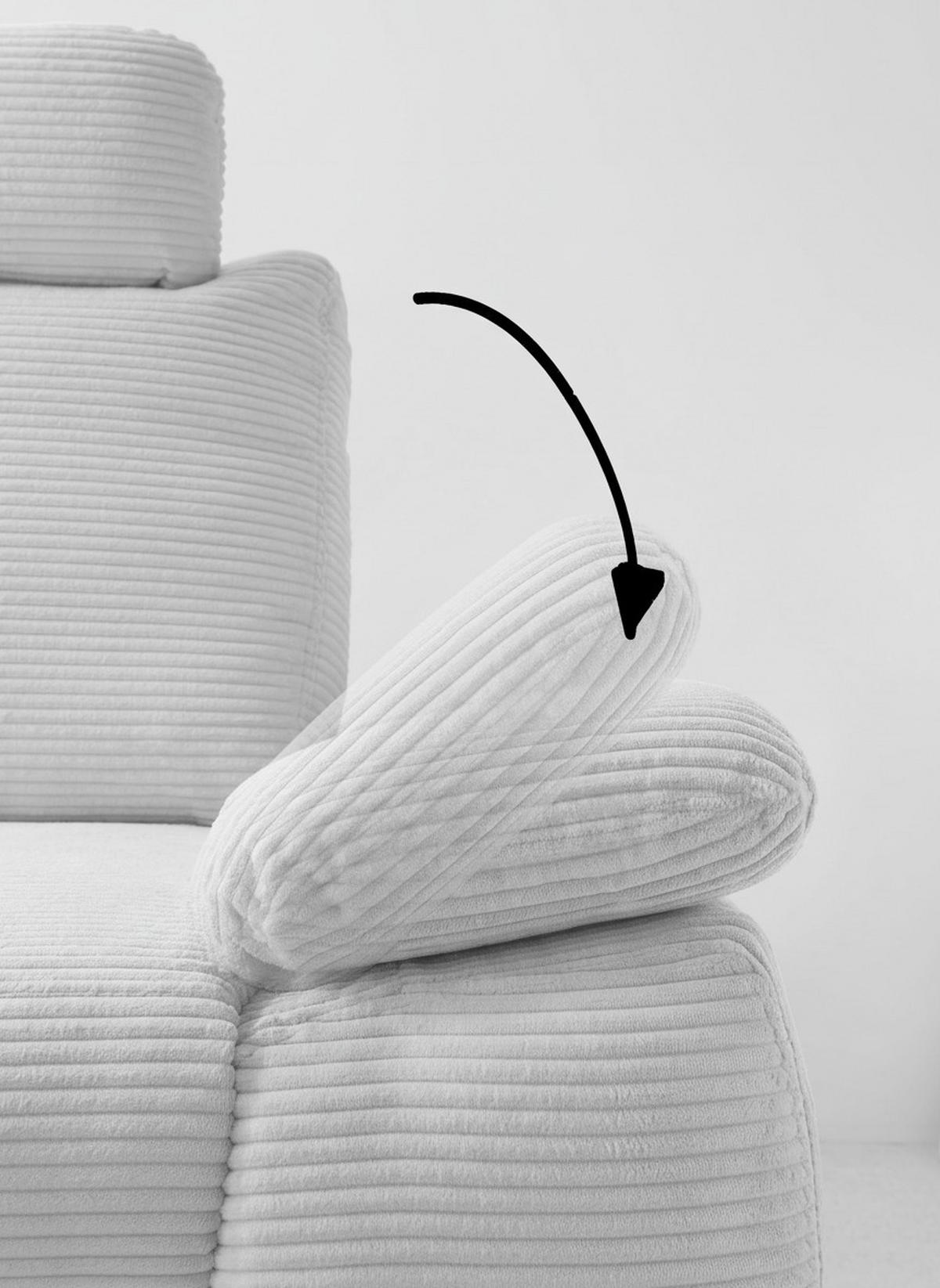 ECKSCHLAFSOFA  in Chenille Rot  - Wildeiche/Rot, MODERN, Holz/Textil (261/206cm) - Livetastic