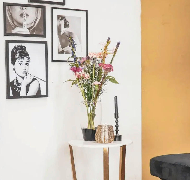 VAZA     staklo  - prozirno/crna, Basics, staklo (15/15/22cm)