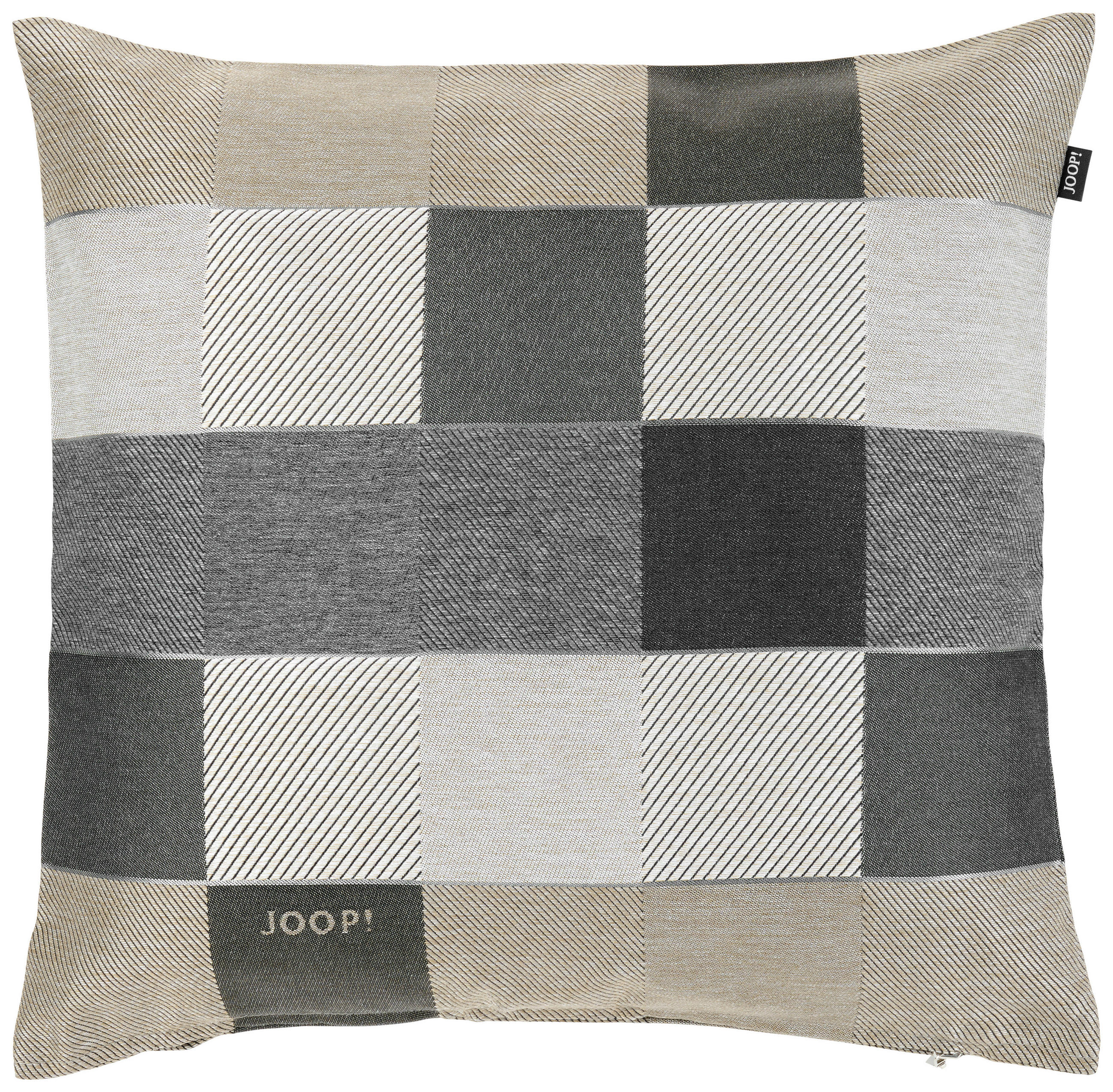 POTAH NA POLŠTÁŘ 40/40 cm - přírodní barvy/mokka, Design, textil (40/40cm) - Joop!