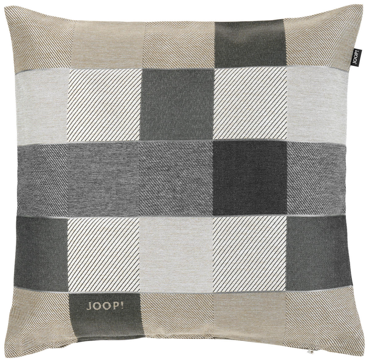 POTAH NA POLŠTÁŘ  40/40 cm - přírodní barvy/mokka, Design, textil (40/40cm) - Joop!