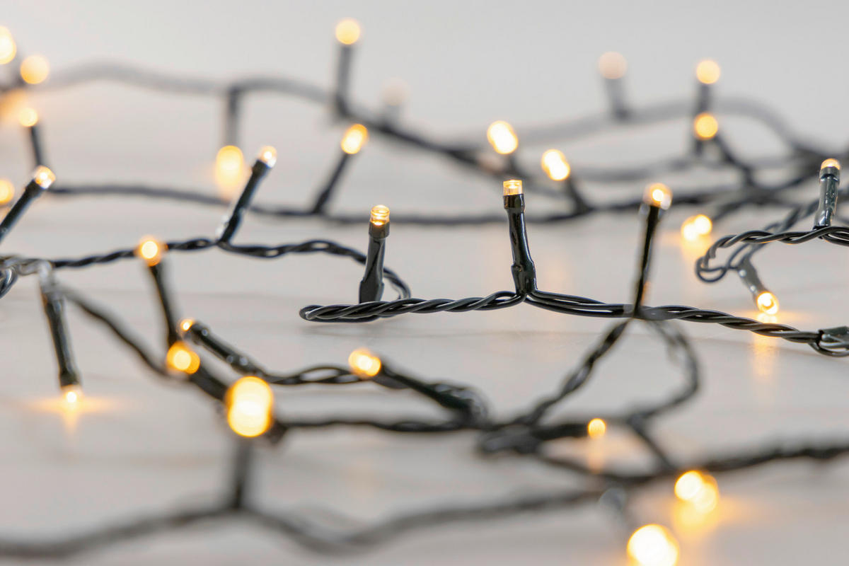 LICHTERKETTE 3600 cm  - Grün, KONVENTIONELL, Kunststoff (3600cm) - X-Mas
