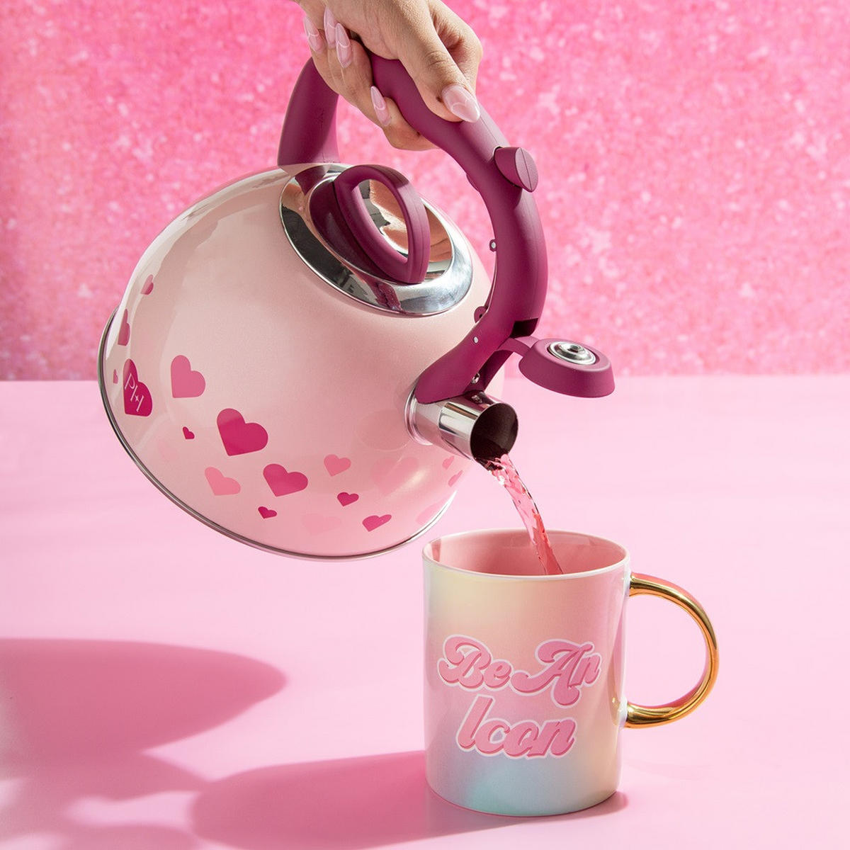 WASSERKESSEL Paris Hilton  - Rosa, Basics, Metall (1,9l) - Paris Hilton