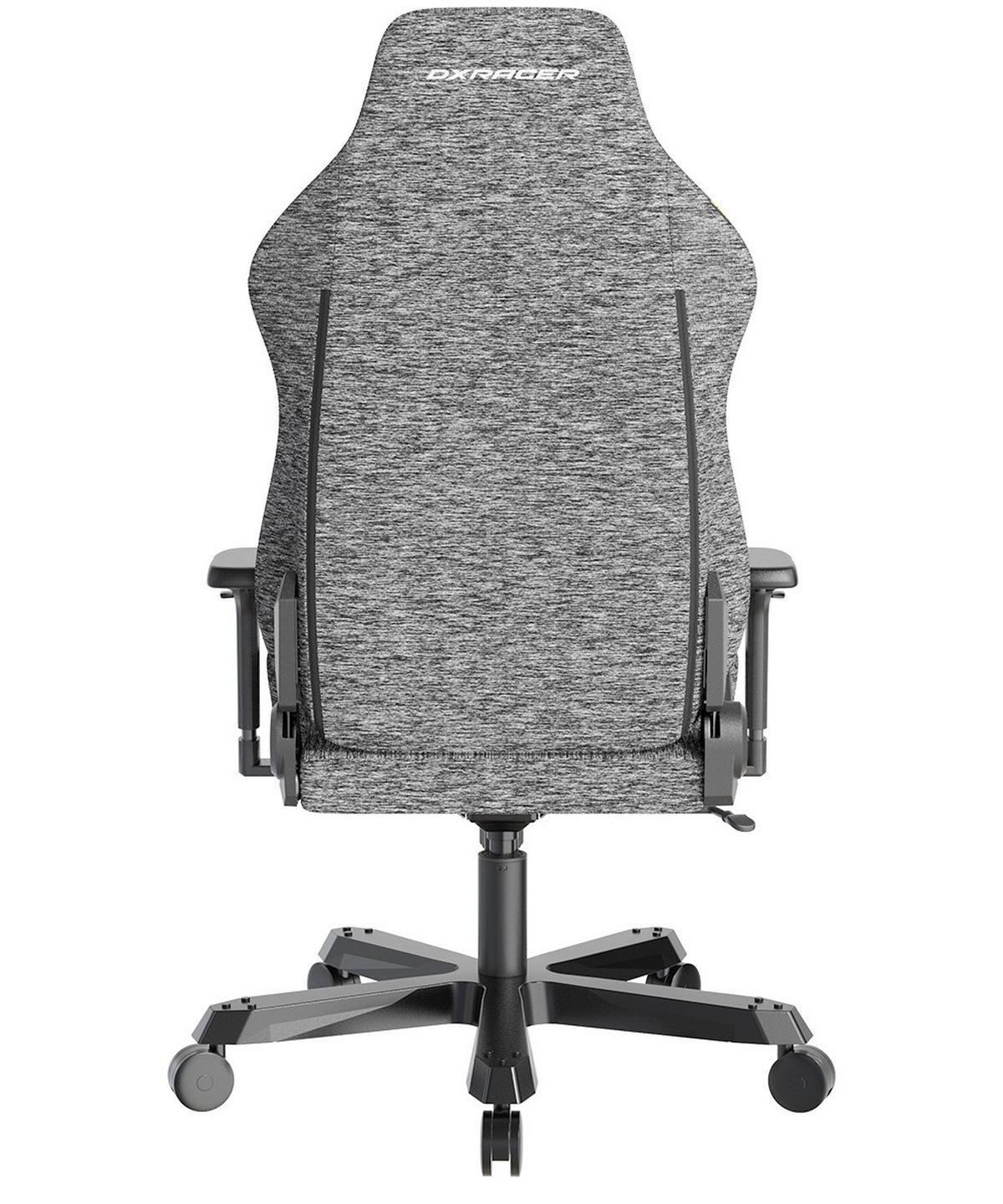 GAMINGSTUHL Grau Metall, Textil   - Schwarz/Grau, KONVENTIONELL, Textil/Metall (80/138,5-148/60cm) - Dxracer