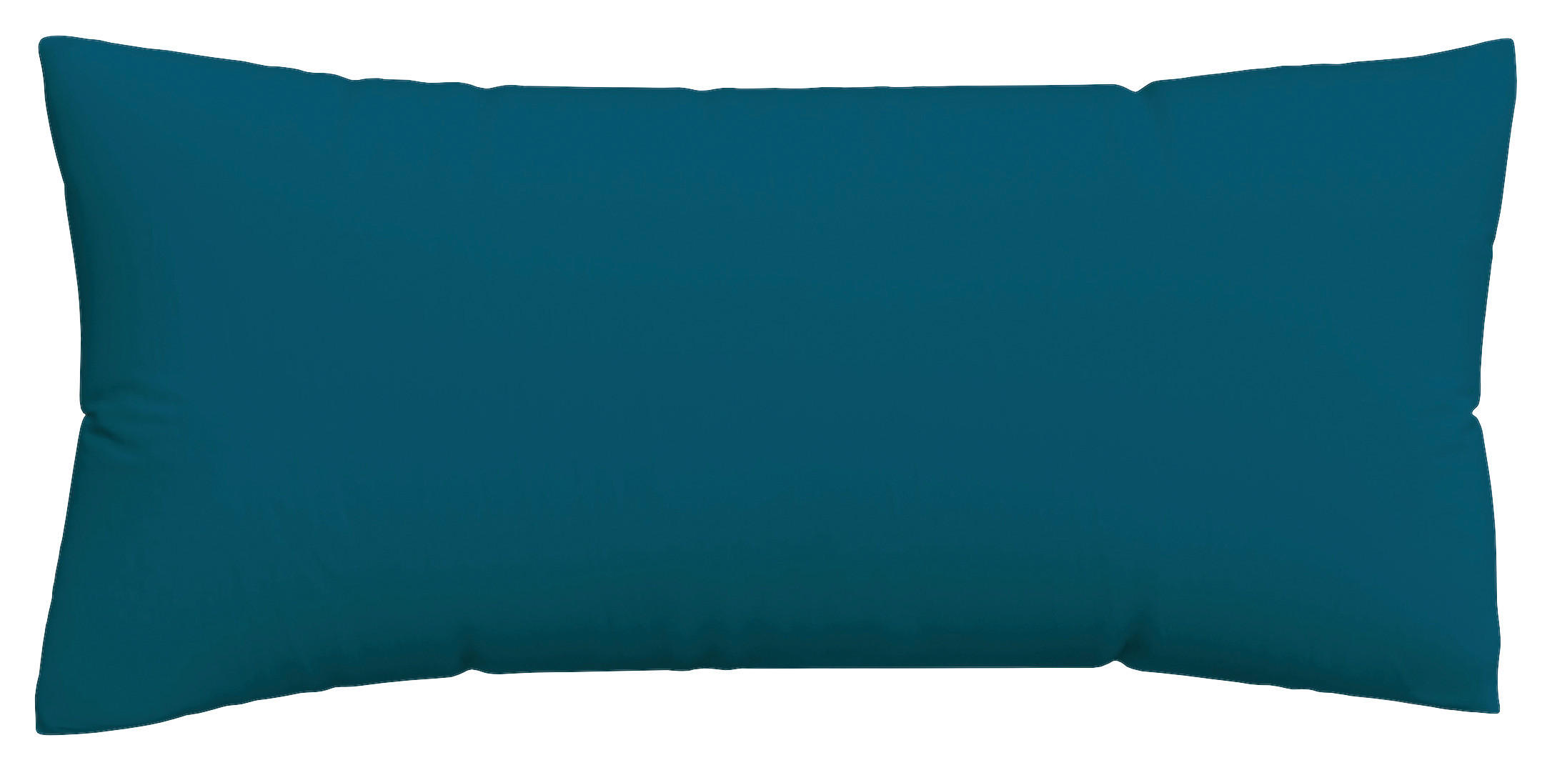 KOPFKISSENBEZUG WOVEN SATIN 40/80 cm  - Petrol, Basics, Textil (40/80cm) - Schlafgut