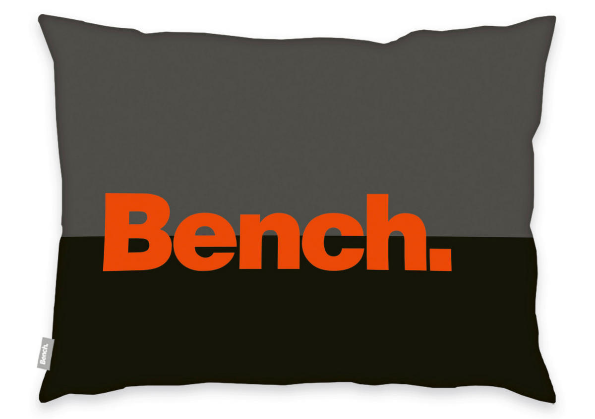 POSTELJINA ZA MLADE BENCH 140/200 cm renforcé tkanina narandžasta, crna  - crna/narandžasta, Konvencionalno, tekstil (140/200cm) - Bench