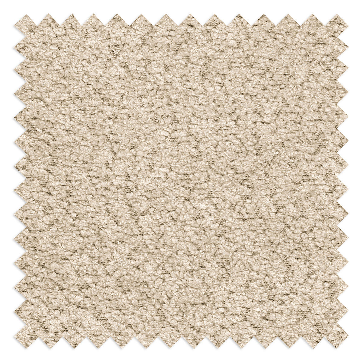 RELAXLIEGE Bouclé Creme  - Silberfarben/Creme, Design, Textil/Metall (65/95/171cm) - Celina Home